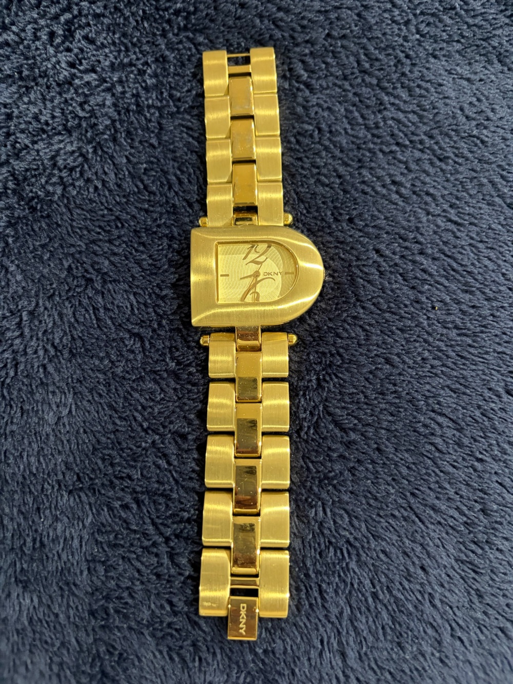 DKNY Gold-Tone Women's Bracelet Watch - Shiny Gold Finish